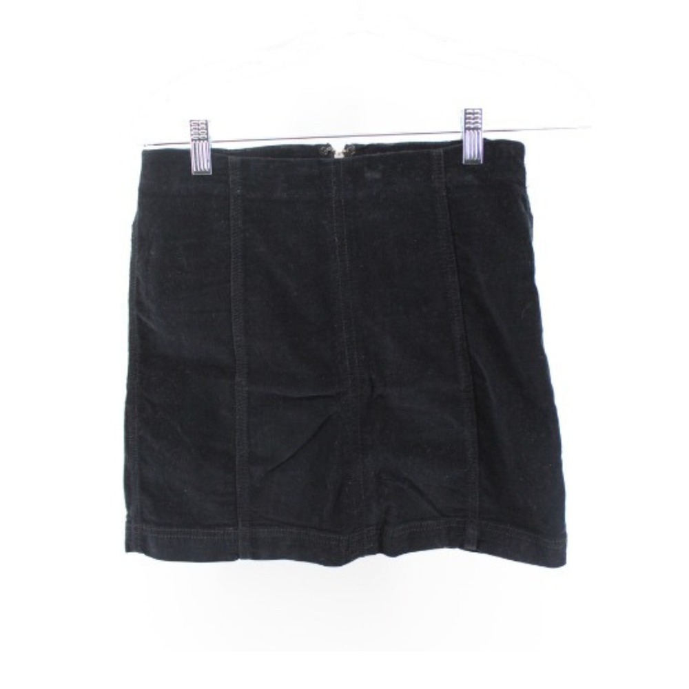 Free People We The Free‎ Black Corduroy Mini Skirt | Size 4